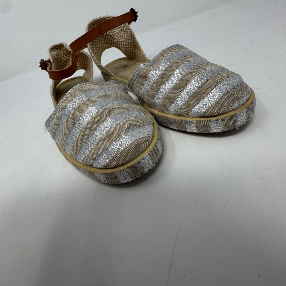 Fly London Women’s Metallic Stripe Flat Sandals EU Size 39 (US Size 8) - Picture 3 of 8